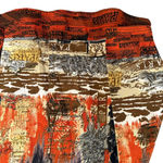 Vintage Take Two Black Orange Red Button Photo 3