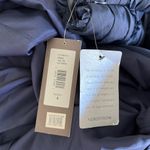 Monique Lhuillier NWT  Bridesmaid Navy Strapless Chiffon Gown Dress Sz 4 Photo 5