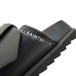 ALLSAINTS NEW Leather Sian Buckle Chunky Sandal in Black Size 8 Photo 7