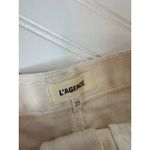 L'Agence NWT L’AGENCE AUDREY Denim Shorts Cream & Blue Raw Hem Mid Rise Bundle Size 25 Photo 7