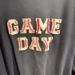 Athletic Works  Black Crewneck Sweatshirt Game‎ Day Photo 1