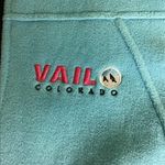 Vail Colorado Womens Fleece Jacket Full Zip Long Sleeve Zipper Pockets Blue Sz S Photo 4