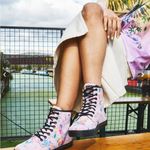 Dr. Martens Women’s Pink Sheridan Confetti Suede Boots Size 7 NEW MSRP 140.00 Photo 3