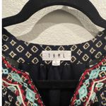 Anthropologie THML Embroidered Aztec Halter Mini Sleeveless Dress Photo 1