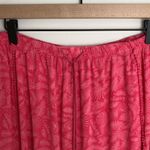 Disney Cruise Line Castaway Cay Beach Flowy Pants Women's Size XL Pink Tropical Photo 1