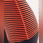 Lululemon Cool Racerback Tank in Classic Stripe - Luon Light - Orange and Black Photo 5