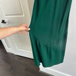 Reformation  Christianna Dress Green Size Medium Photo 4