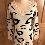 Lavishly Paris NWT, Designer Distressed Sweater Dress. Size Medium Photo 9