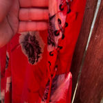 LEIFSDOTTIR ACID BLOOM FLORAL CORSET DRESS Red Size 4 Photo 5