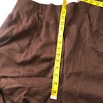 Liz Claiborne 90s Vintage VTG Retro Brown high-waisted pleated Bermuda shorts -fully line w/ belt Loops Photo 4