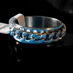 Unisex Silver Spinning Chain Ring Photo 3