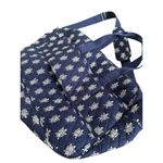 Vera Bradley Navy Blue And White Turtle Weekender Duffle Bag Travel Bag Carryon Photo 1