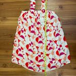 Boutique Emily Wonder Mini Dress Lined Babydoll Geometric Print Ruffles Square Neck 1X Photo 8