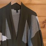 H by Halston  colorblock oversized cardigan sweater Photo 1