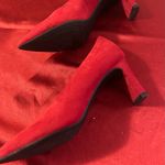 Unisa Heels Chic Red Suede Women's Heels 7 1/2 M Photo 1