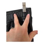 Steve Madden RUN THE WORLD JOGGERS IN BLACK faux leather size large Photo 11