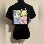 Vans Preloved Black It’s Her Turn Graphic Crop Top size small Photo 3