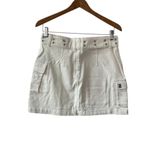 Juicy Couture  White Cargo Miniskirt with Belt Nordstrom Collection Womens 31 New Photo 4