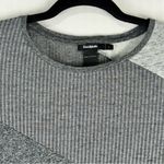 Desigual Gray Black 3/4 Sleeve Tunic Dress Size Large Asymmetrical Mixed Media Photo 3