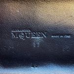 Alexander McQueen navy suede Nautical Crystal-embellished Skull Box Clutch Photo 13