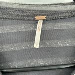 Free People  Peplum Striped Jacket Cotton Blend Full Zip Size Small Photo 2