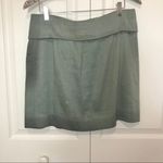 Vince Foldover Waistband cypress mini Skirt Photo 3