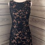 Dress the Population Black Lace Sequin A-line Sleeveless Dress Photo 3