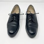 Salvatore Ferragamo  Oxford Womens Shoes Size 8 2A Lace Up Black Leather Narrow Photo 3