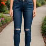 Rag and Bone  Medium Wash Distressed Skinny Jeans Capsule Moto Grunge Rocker 25 Photo 0