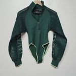 Adidas Ivy Park X Drip 2 Mesh Sleeve Women Suit Green Sz S Hip Hop Beyonce Photo 0