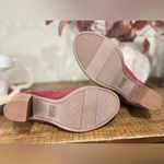 Toms Majorca Peep Toe Booties in red suede. Size 8 new with tags Photo 2