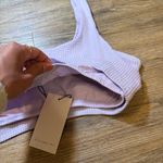 If It Were Me  Lilac Waffle Knit Loungewear Crop Top Photo 8