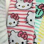 Hello Kitty  Womens No Show Socks Sanrio Cute Nerdy Girly Gift Colorful Striped Photo 4
