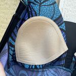 Mermaid Maternity Tankini Swimsuit Top Size Medium USA Peacock Purple Blue Photo 4