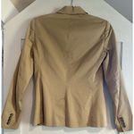 Ralph Lauren Women’s Vintage Polo Beige Khaki Single Breasted Blazer Sz 2 Photo 4