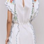 Farm Rio NWT Embroidered Ruffle Mini Tunic Dress, Size XS Photo 1