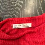 Free People Phoenix Thermal Tunic Top Red Long Sleeve Thumbholes Women's Small Photo 10