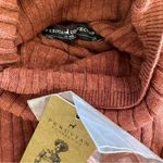 Peruvian Connection  Women's Ribbed Turtleneck in rust brown NWT Photo 4