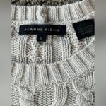 Jeanne pierre  Vintage Ivory Oatmeal Cable Knit Sweater Size Small Photo 6