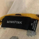 MINKPINK Last chance-  - Mustard Yellow Polka‎ Dot Assymetrical Dress Photo 7