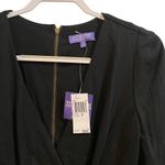 Vivienne Tam Women’s Med Dress black Ponte knit stretch long sleeve V-neck Sexy Photo 1