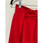 Chicwish red pleated mini skirt with bow size M holiday christmas festive Photo 7