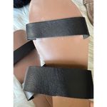 J.Crew  Black Leather Double Strap Sandals Photo 2