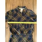Veronica Beard  Roberta Plaid Long Sleeve Ruffle Flannel Mini Dress US 2 NWT Photo 4