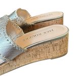 Jack Rogers Jacks Stacked Mid Wedge 10 Platinum Sandals Photo 7