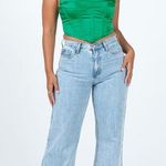 Princess Polly Buckner Strapless Top in Green Photo 5