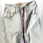 Mother the Pixie Tomcat Distressed Ankle Straight Leg Jeans Light Wash Size 24 Blue Photo 8
