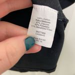 J.Crew NWOT women’s black silver metallic sleeve zip up blouse top large Photo 3