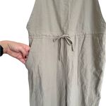 Rhythm. Tan Cream Jumpsuit Cotton Linen Size M Size M Photo 5