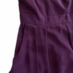 After Six Aubergine Spaghetti Strap Pleated Pocket Formal Dress 1514 Size 14 NEW Photo 10